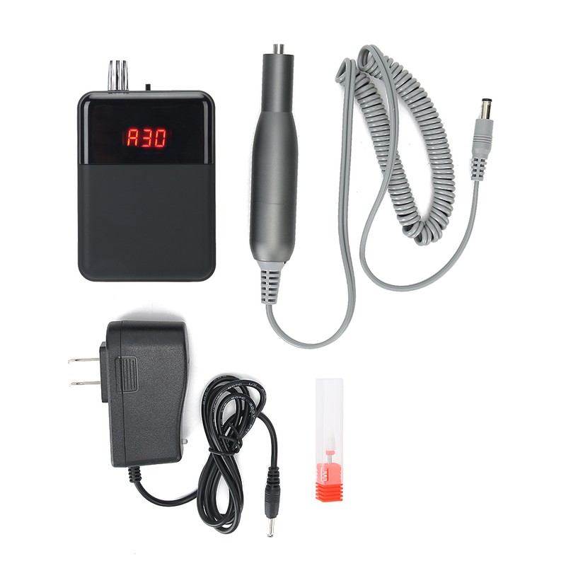 30000RPM Professional Nail Drill Portable Electric Nail Polishing Machine Mini