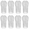 Evponk 8 Pcs Gutter Downspout Guards, 3.5 Inch Expandable Aluminum