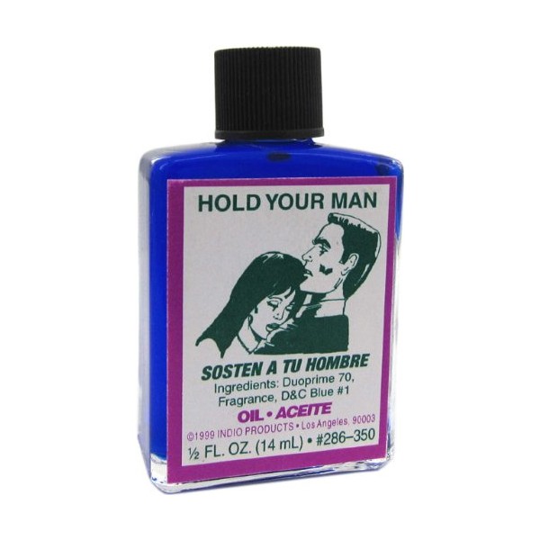 Indio Products Hold Your Man Oil 1/2 fl. oz.