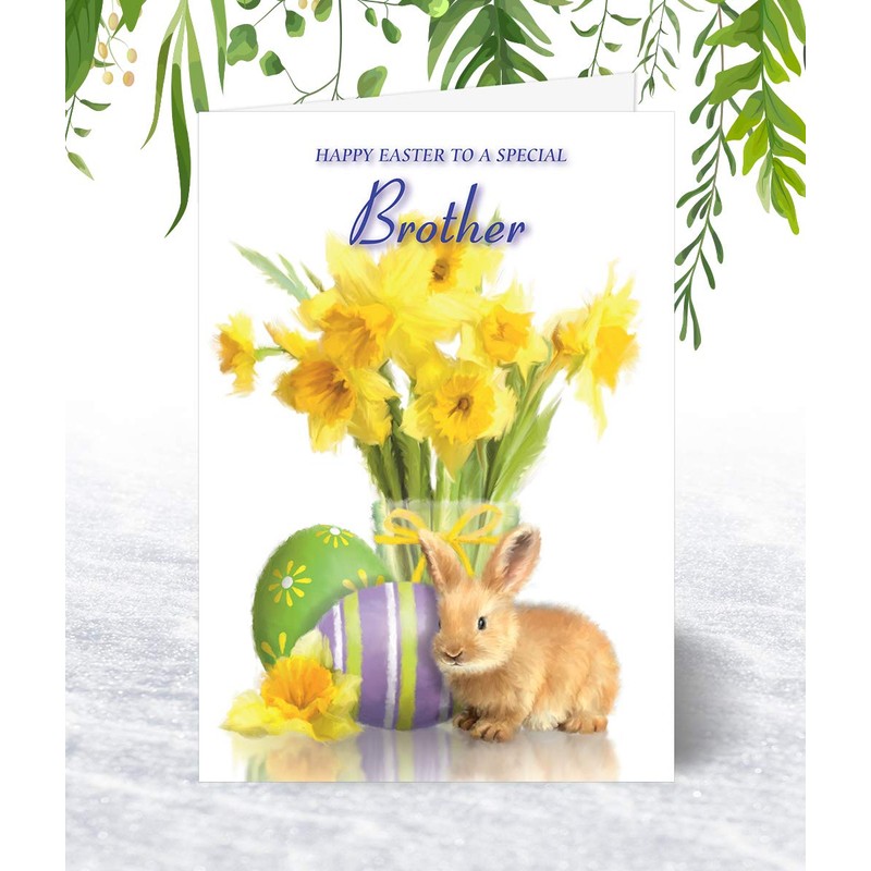 Brother Easter Card - Medium Sized Card (A5 Size -148mm