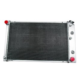 Cubauto 3 Row Aluminum Radiator for 1970-1987 Chevy/GMC C/K/G Series C10 C20 C25 C30 C3500 K10 K20 Nova Camaro Blazer CU162 Radiador for 1978-88 G-Body Monte Carlo El Camino