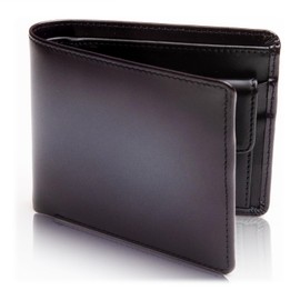Men's Bi-fold Wallet (Posted on Sekoro George's Setagaya Base) Bi-fold Antique Leather Bi-fold Wallet 10, 1. Black & Black