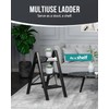 WOA WOA Step Ladder, Portable Lightweight Home Ladder, Folding Step