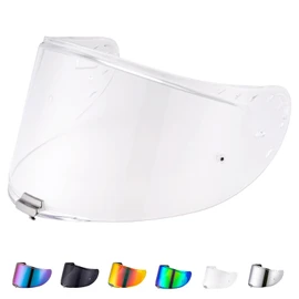 Helmet Visor for FF327 Challenger, Motorcycle Helmet Visor, Motorcycle Wind Protection Helmet Lens, Helmet Visor with Anti-Fog Nail Attachment (Transparent)