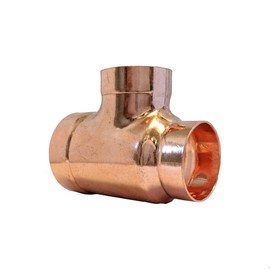 Libra Supply DWV 2 inch x 1-1/2 inch x 1-1/2 inch(2''x1-1/2''x1-1/2'') Wrought Copper Sanitary TEE C x C x C, (Click in for more size options) DWV Copper Pressure Pipe Fitting Plumbing Supply