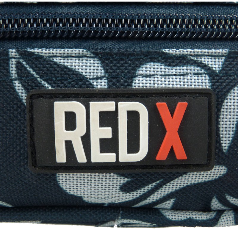 RED X Ladies Mens Canvas Hibiscus Waist BUM BAG Fanny