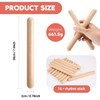Smallterm 8 Pairs Rhythm Sticks Percussion Instrument Classical Wood Claves