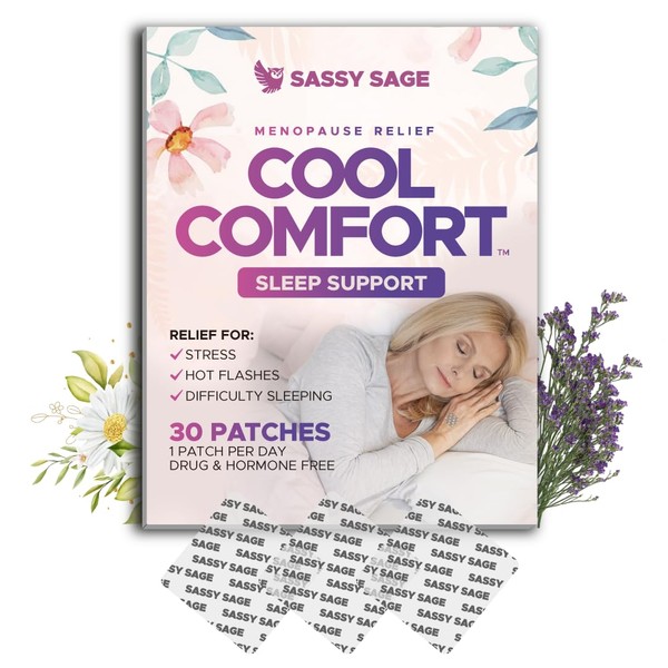 Cooling Comfort Sleep Patches for Women - Menopause Relief for