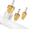 Bestgle 3 Pcs PPR Lifting Step Drill Bits, 1/4" Hex