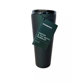Starbucks 2023 16oz Grande Coffee &Tea Refill Tumbler, Dark Green, NEW