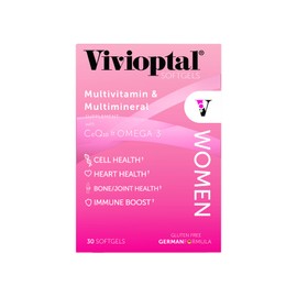 Vivioptal for Men, 30 Softgels + Vivioptal Women, 30 Softgels, Multivitamin & Multimineral, Gluten Free, German Formula