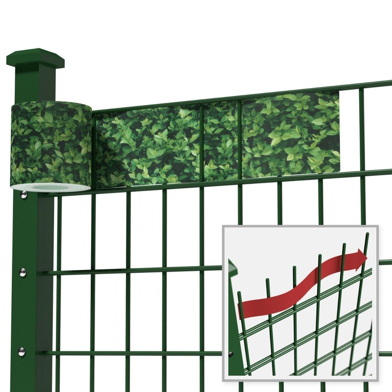 Naimorui PVC privacy screen strips garden privacy protection incl. Attachment