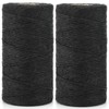 G2PLUS Jute String Twine 2MM, 200M Natural Garden Jute Rope,