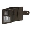 Wallet with outside lock LEAS, Genuine Leather, black - ''LEAS