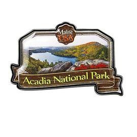 Acadia National Park, Maine, USA Explorer Pin - Collectible Enamel Lapel Pin for Backpacks, Scarves and Jackets | Jeweler Class Metal | Spartan and the Green Egg Explorer Series (252)