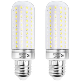 HZSANUE LED Corn Bulbs 32W, E27 Edison Screw Bulbs,3600Lm,4000K Natural White,240W Incandescent Bulbs Equivalent,Non Dimmable,Pack of 2