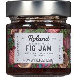 Roland Foods Fig Jam, Specialty Imported Food, 8.1 Ounce Jar, Pack of 1