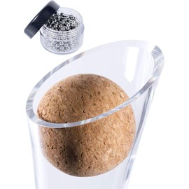 Plaisir de la Cave Wine Decanter Cork Stopper & Stainless Steel Cleaning Beads Accessories