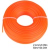Replacement Grass Trimmer Line Spool, 2.4mm Trimmer Line Nylon Cord