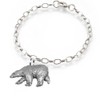 pp-a08 Polar Bear fine lead free English Pewter on a
