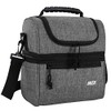 MIER Insulated Lunch Box Insulated Cool Tote Bag Lunch Kit