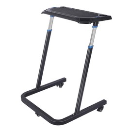 Indoor Bike Desk Cycling Desk, Adjustable Walking Pad & Treadmill Desk, Non-Slip Bike Trainer Fitness Desk with Handle Bar, Fit for Home Office Exercise Standing Desk