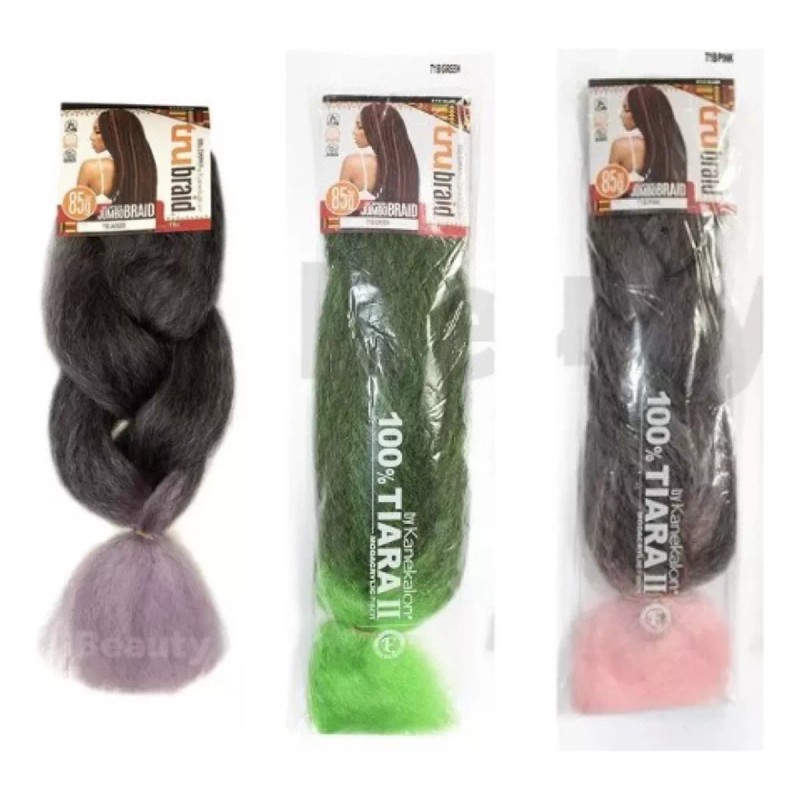 10 Trenza Extension Africana Kanekalon 85 Grs 1.40 Mts