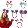 GRITOSE 4th of July Headband Kids Adults Independence Day Party