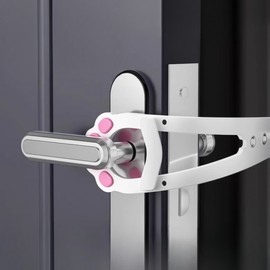 Pet Cat Door Closure Prevention Lock / Cat Safety Door Stopper Clip 2ea