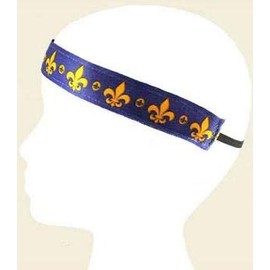 Fleur De Lis Headband (PURPLE)