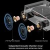 Bluetooth Turntable Vinyl Record Player, 3-Speed Record Player with Built-in