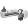 Arfntevss Velvet Sectional Couch Covers L Shape 5 Seat Couch