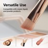 Albeaut Triangle Concealer Brush, Angled Under Eye Brightening Brush for