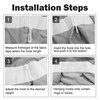 80 Pcs Plastic Curtain Hooks,Adjustable Pinch Pleat Curtain Hooks Curtain