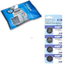 HQRP 4-Pack Lithium Battery Compatible with Freestyle Lite Blood Glucose Meter, Sugar Monitor