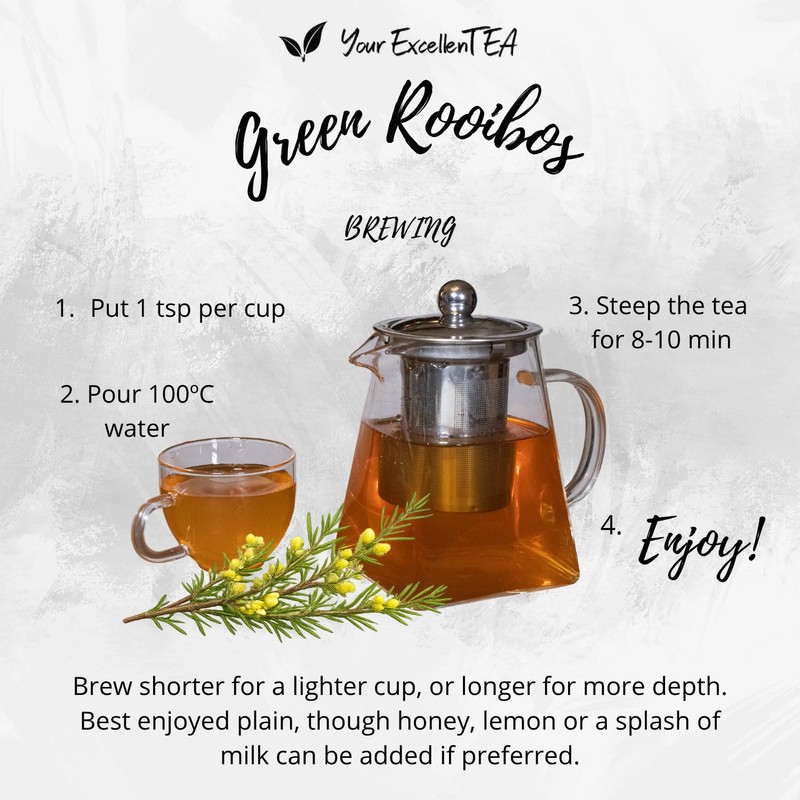 Green Rooibos Loose Leaf Tea (100g) Greenbosh – Fresh Grassy