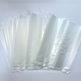 Gelirda 95Pcs Rectangle White Packaging Bags Frosted Plastic Cellophane Bags for Party Food Storage Cookies Candy Gift