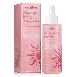 Sonnenlose Bräunungstropfen, Tropfen zur Natürlichen Steigerung des Melanins für Gesicht und Körper, Sonnengeküsstes Leuchten ohne Sonnenschäden und Stundenlanges