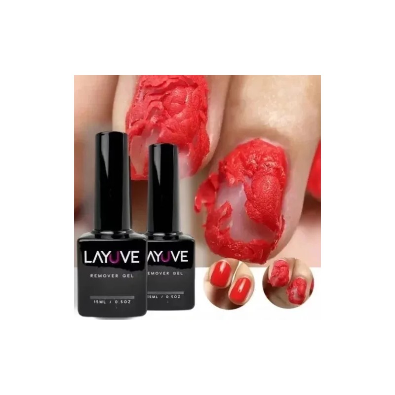 Layuve Remover Gel - Gel Semipermamente - Manicure Uñas.