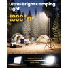 Solar Camping Lantern, 26800mAh Ultra Long Lasting Rechargeable LED Lantern