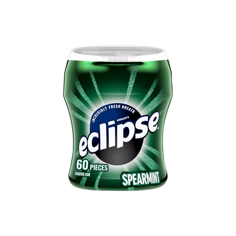 ECLIPSE Sugar-Free Gum Spearmint, Chewing Gum Sugar Free in 60