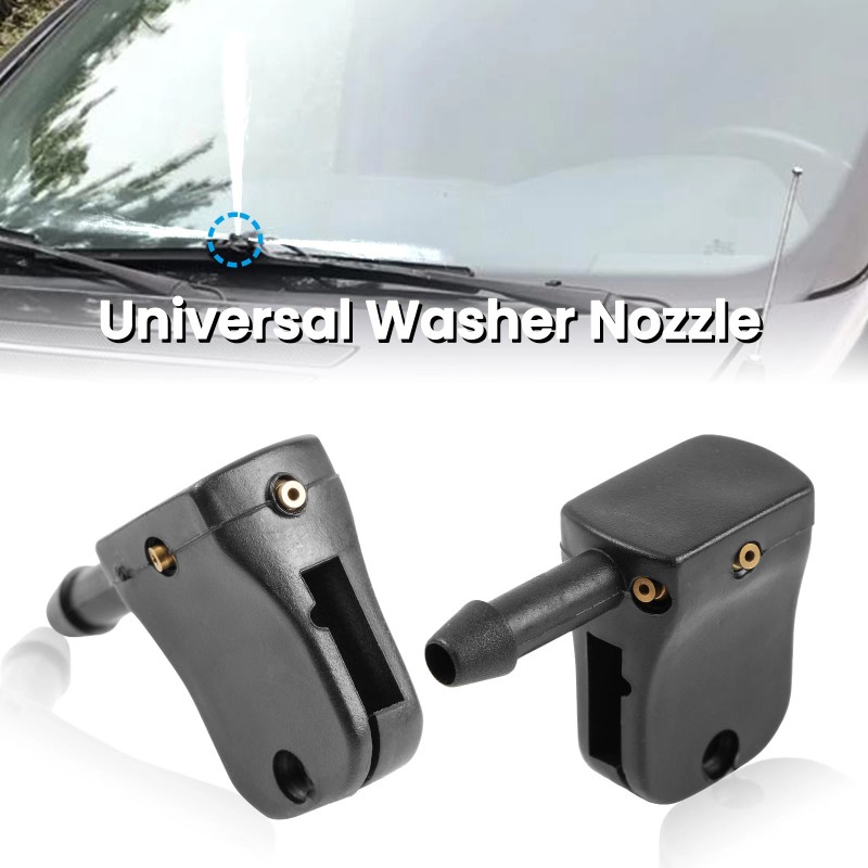 XYKEY 2Pcs Universal Washer Nozzle Jet Spray Clips Set Onto
