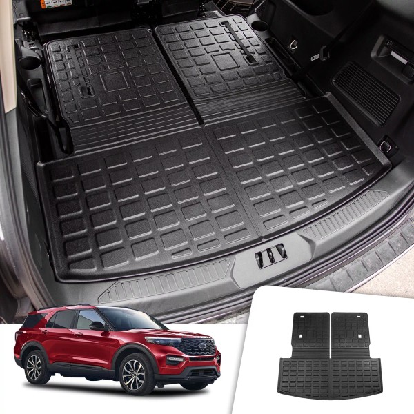 Rongtaod Cargo Mat For 2020-2025 Ford Explorer Trunk Mat TPE