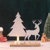 Christmas Reindeer and Tree with Tealight Candle