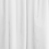 Splash Home Fabric Shower Curtain Liner, White