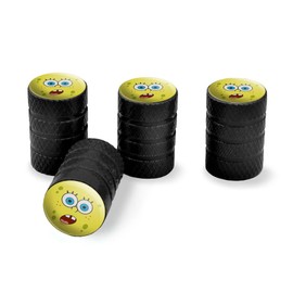 GRAPHICS & MORE Spongebob Surprise Face Tire Rim Wheel Aluminum Valve Stem Caps