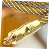 Gatuida 2m Optical Audio Cable Male to Male Cord for