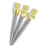 THOR-DARTS 3-6-9-12 steel tips for steel darts, gold silver steel