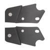 1 Pair A Pillar LED Light Brackets Black Powder Coating