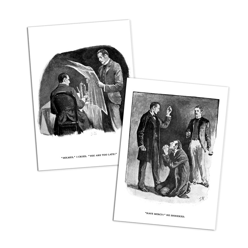 Strand Clothing Sherlock Holmes Illustrations Postcards Set of 10 Postcard
